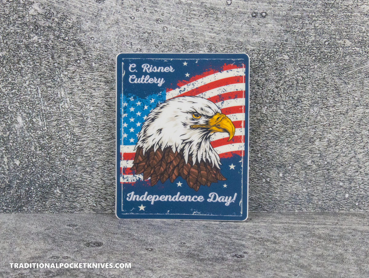 C. Risner Cutlery &quot;Independence Day Eagle&quot; Sticker