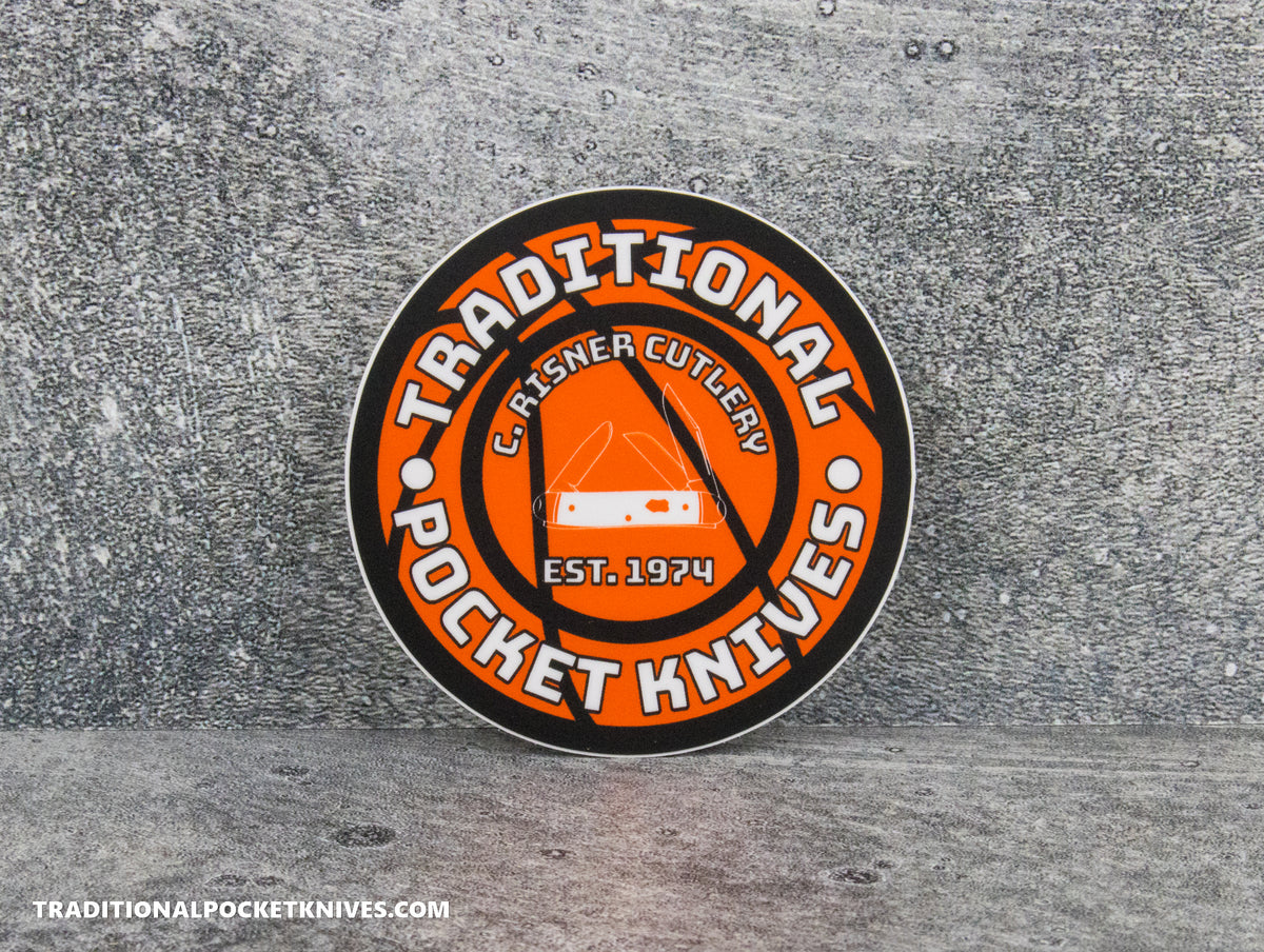 C. Risner Cutlery &quot;Basketball Logo&quot; Sticker