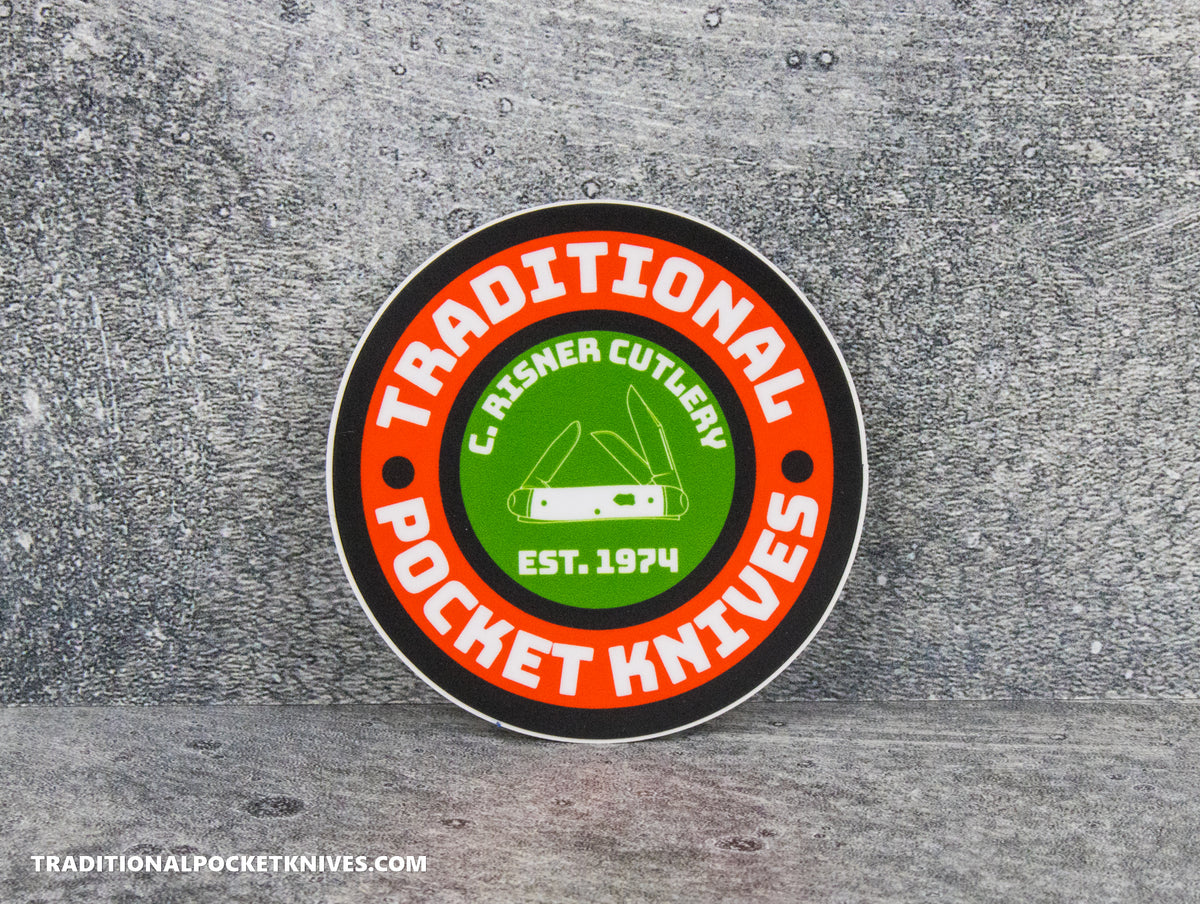 C. Risner Cutlery &quot;Christmas Logo&quot; Sticker