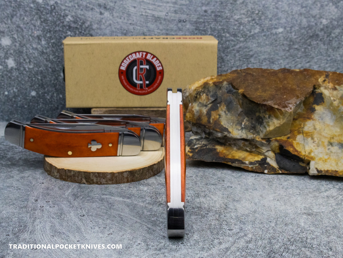 COSMETIC SECONDS: RCB (C. Risner Cutlery / TPK Exclusive) Stinking Creek Sowbelly Bourbon Bone (RCT023-BOU)