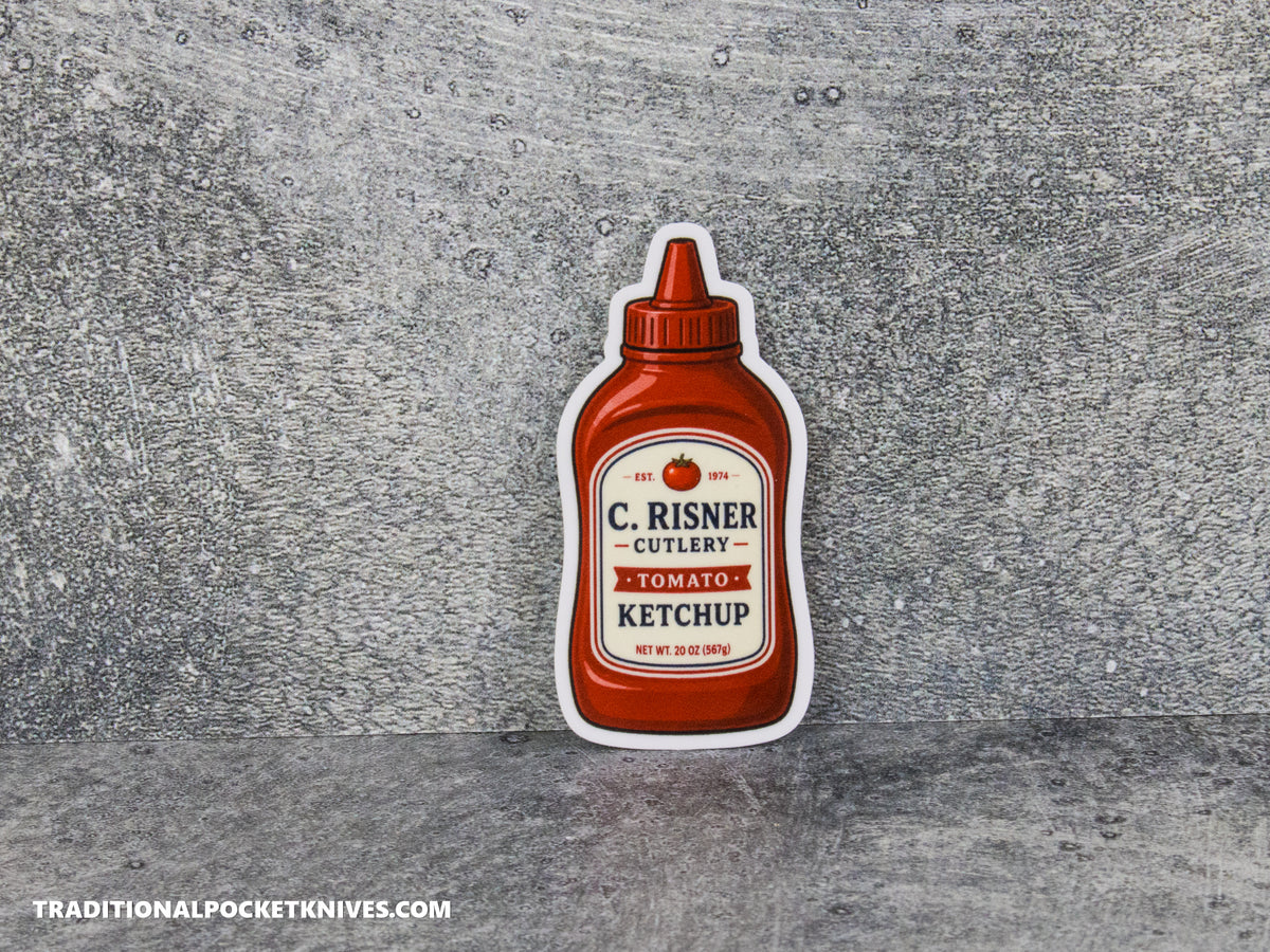 C. Risner Cutlery "Ketchup" Sticker