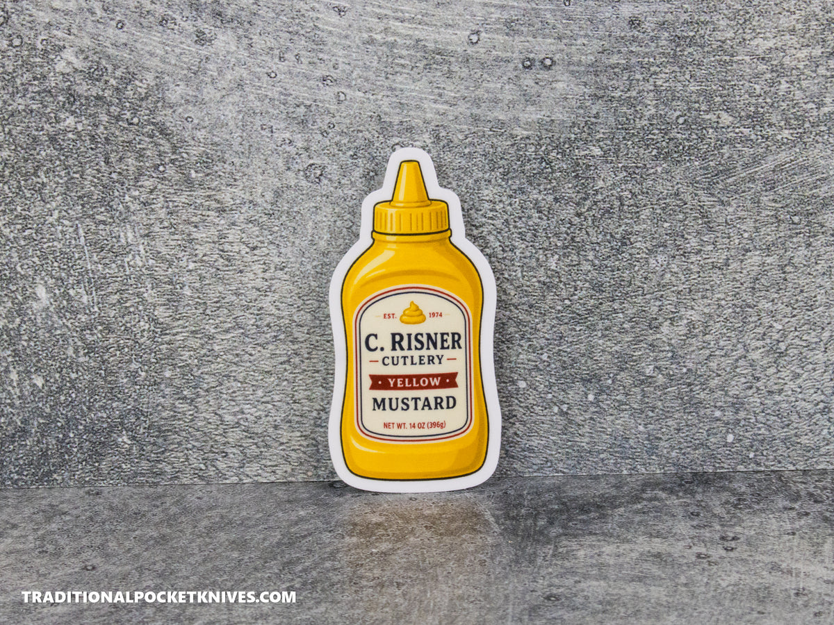 C. Risner Cutlery "Mustard" Sticker