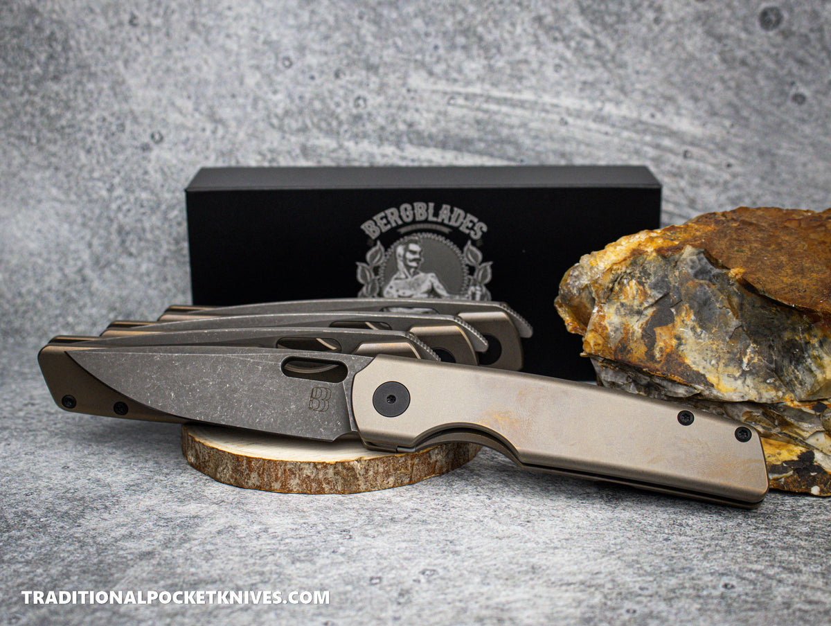 BergBlades Sweeney Full Bronze Titanium