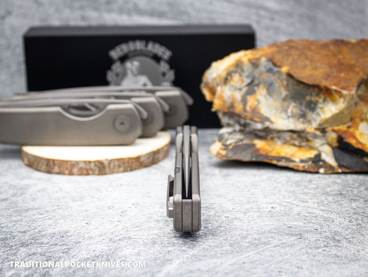 BergBlades Sweeney Full Stonewash Titanium