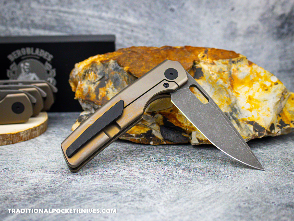 BergBlades Sweeney Full Bronze Titanium