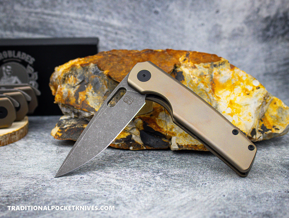 BergBlades Sweeney Full Bronze Titanium