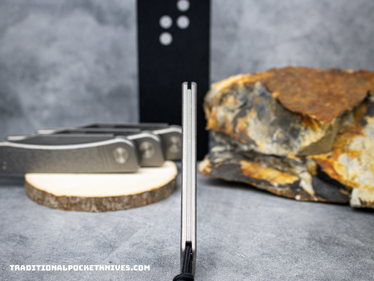 Tactile Knife Co. Exclusive Bexar Gray Jigged Titanium Magnacut