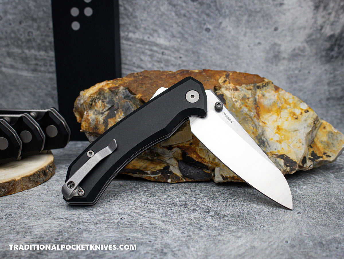 Tactile Knife Co. Chupacabra Black Aluminium Satin Magnacut
