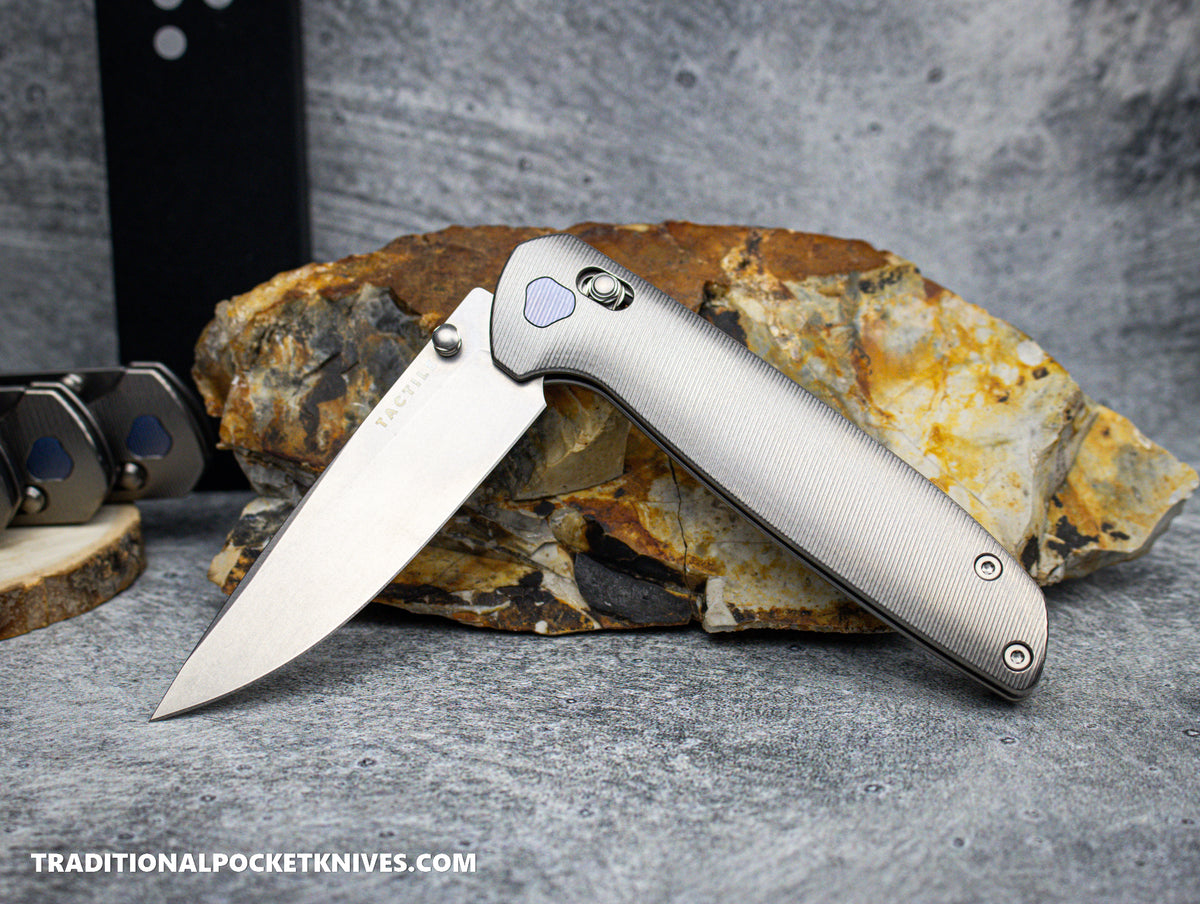 Tactile Knife Co. Maverick Titanium Stonewash Magnacut