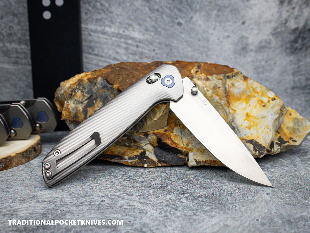 Tactile Knife Co. Maverick Titanium Stonewash Magnacut