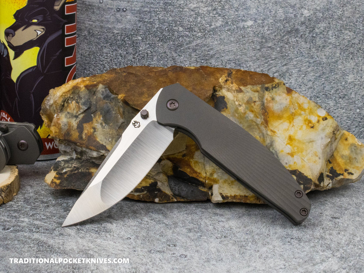 Jack Wolf Knives Tango Full Ti Sunburst - J.W. Kollab Series