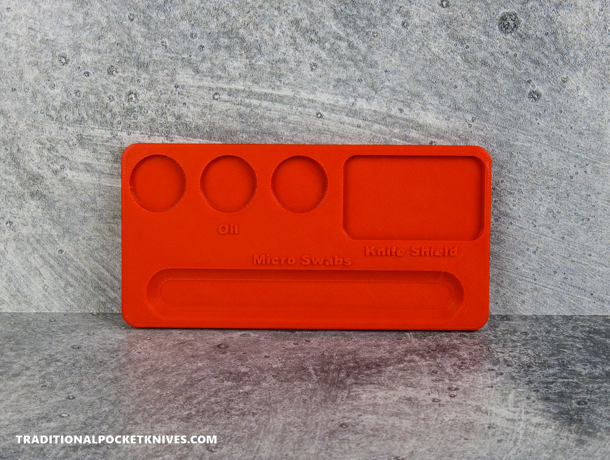 C. Risner Cutlery Cleaning Organizer Red