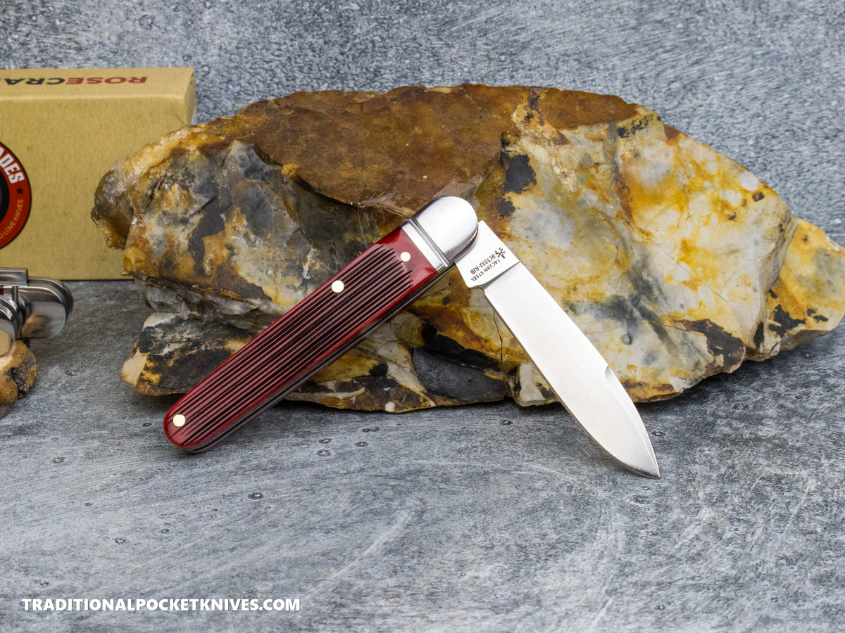 RoseCraft Blades Tuckahoe Jack Red Barnboard Jigged Bone (RCT032-RJB)