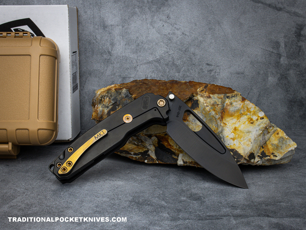 Medford Knives Infraction / S45VN PVD / PVD Handle / PVD Breaker / Bronze HW / PVD Clip w/ Brushed Bronze Flats