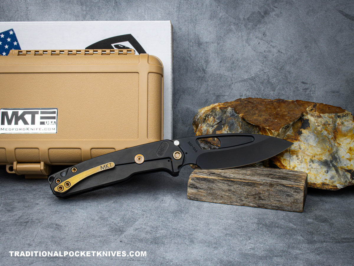 Medford Knives Infraction / S45VN PVD / PVD Handle / PVD Breaker / Bronze HW / PVD Clip w/ Brushed Bronze Flats
