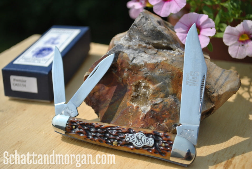 Schatt&Morgan Cutlery Premier Series: Pattern #8 - #043154 Dog Leg Whittler