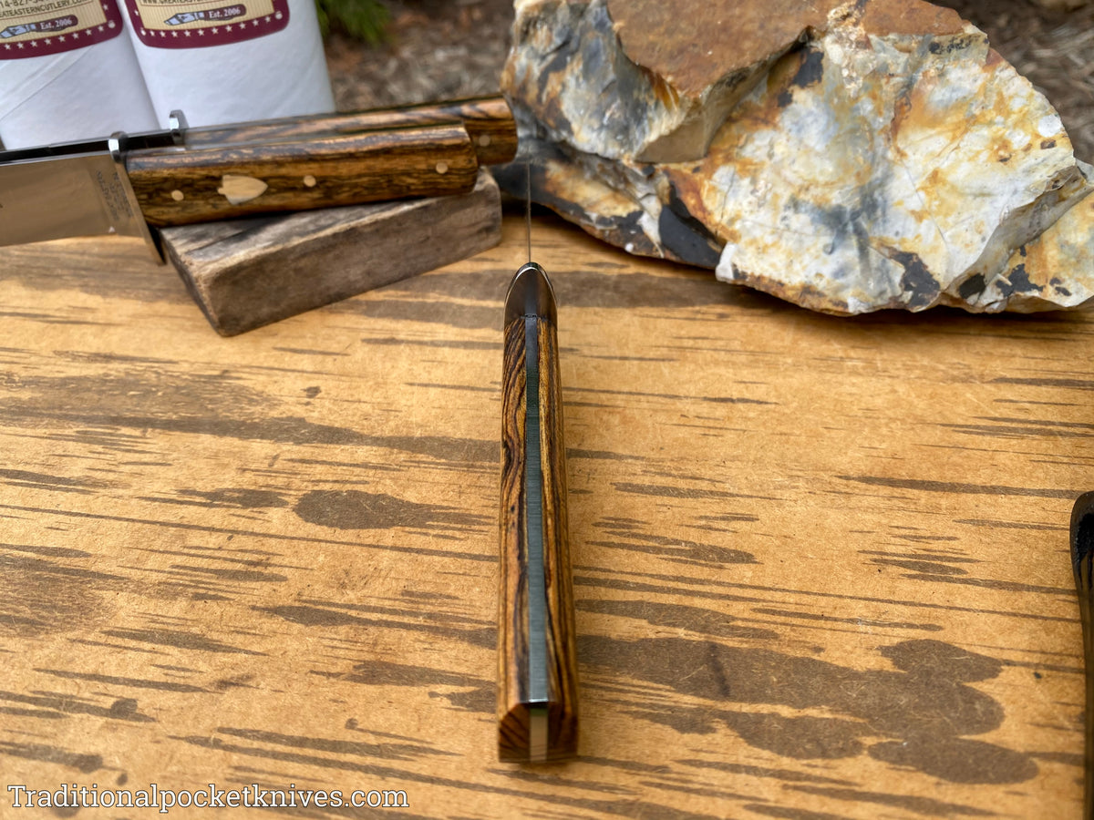 Great Eastern Cutlery #H30119 Hunter Bocote Wood w/ Sheath