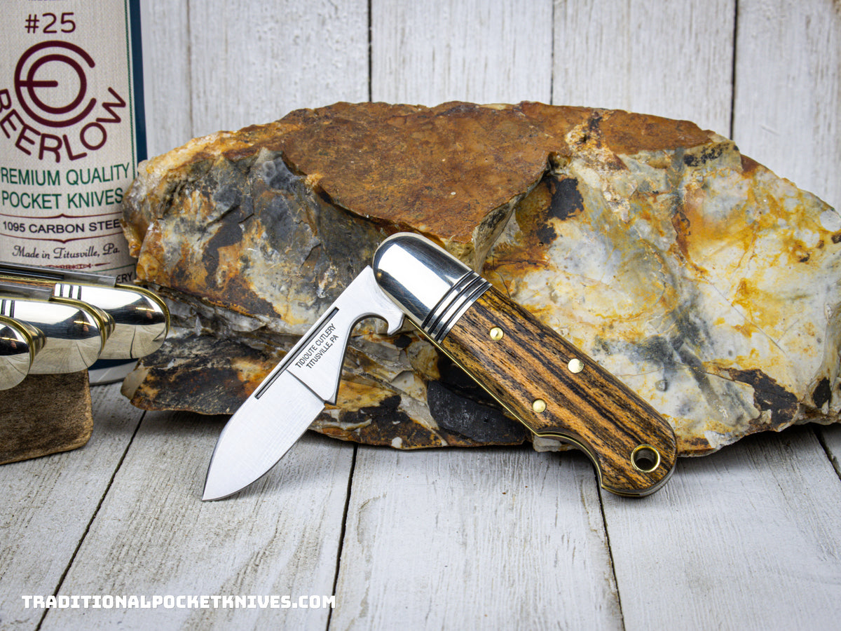 Great Eastern Cutlery #252123 Tidioute Cutlery Beerlow Mexican Bocote Wood