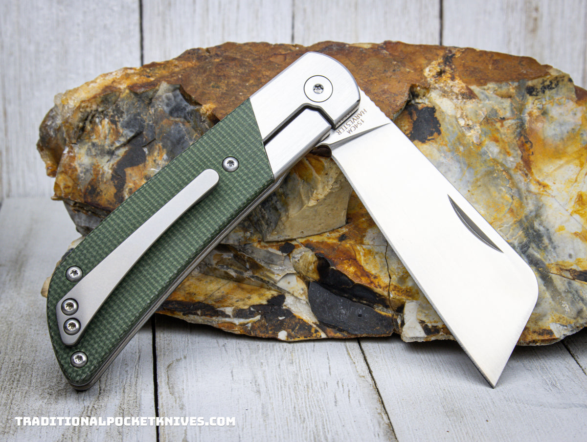 Finch Harvester Green Micarta