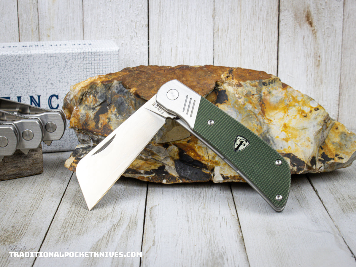 Finch Harvester Green Micarta