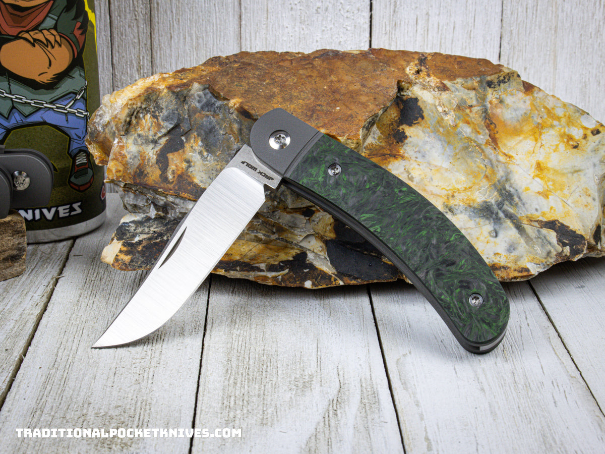 Jack Wolf Knives Javelina Jack Fat Carbon Dark Matter Green