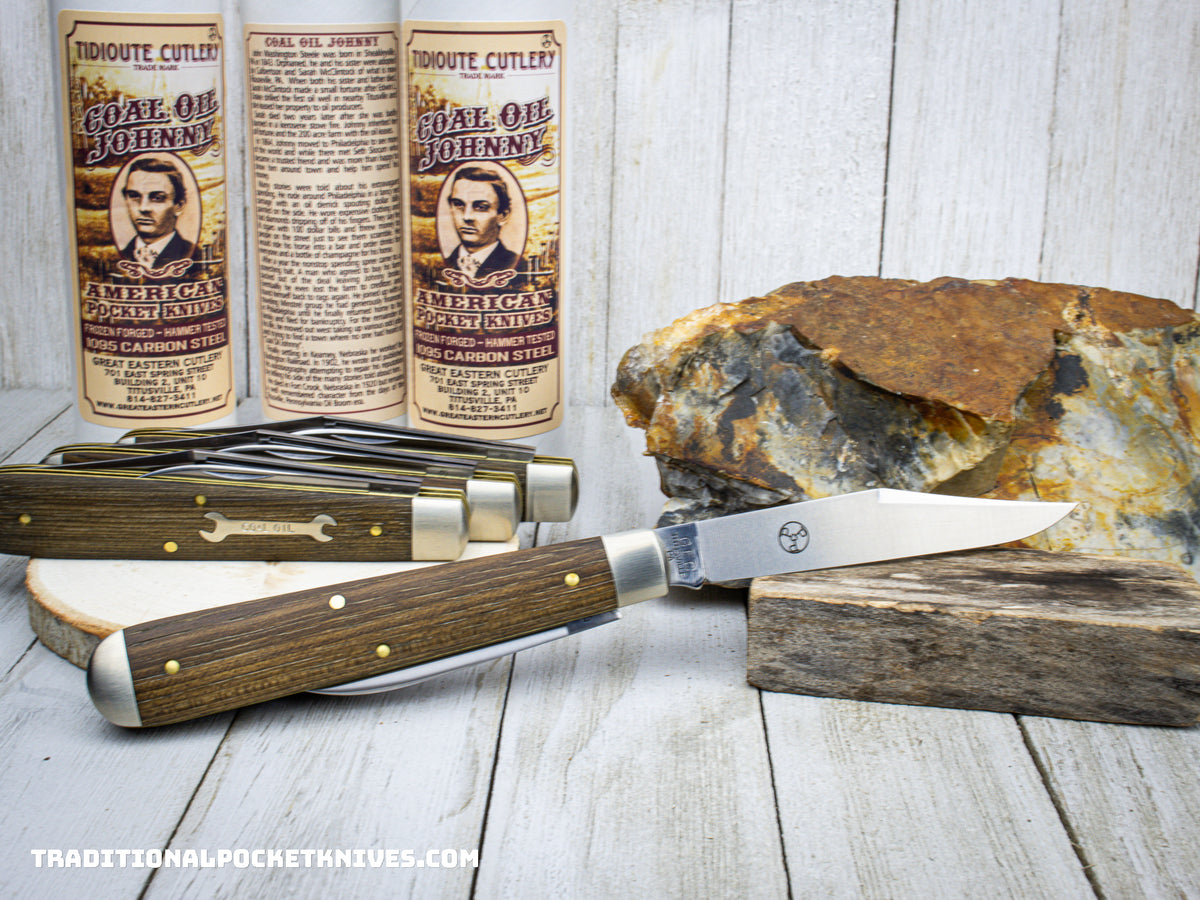 Great Eastern Cutlery #871223 Tidioute Cutlery English Jack Oil Well Sucker Rod Wood