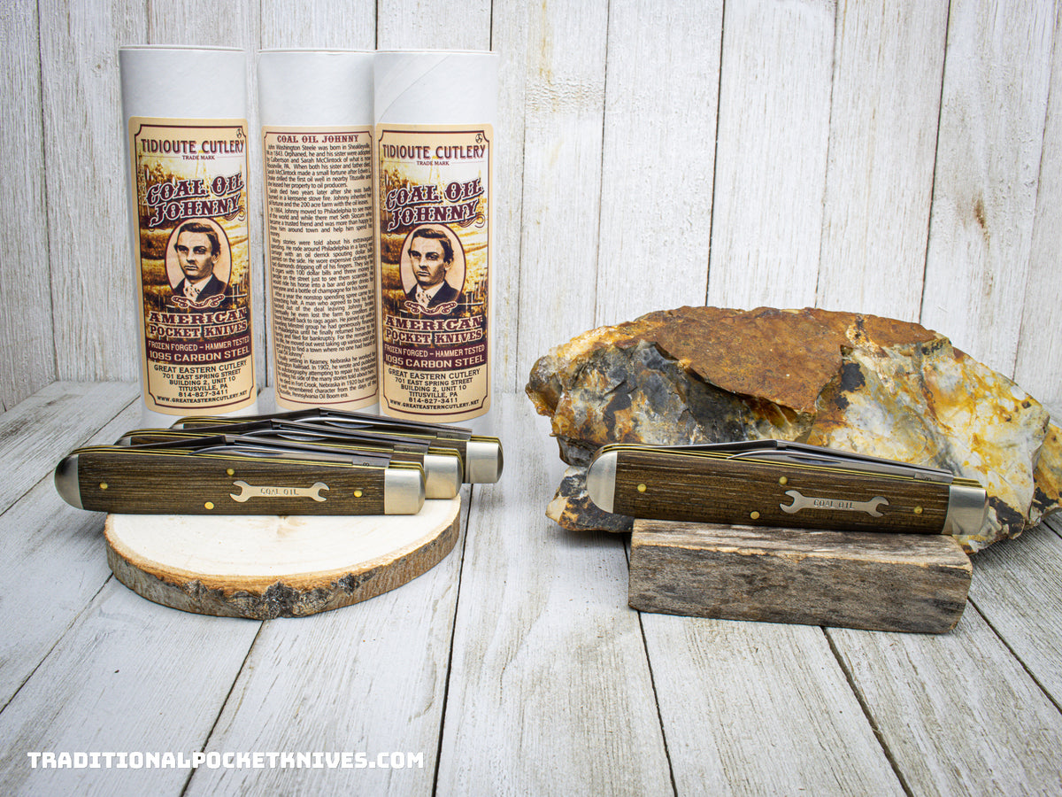 Great Eastern Cutlery #871223 Tidioute Cutlery English Jack Oil Well Sucker Rod Wood