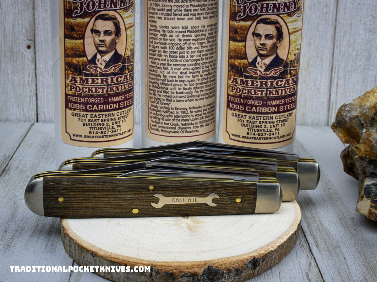 Great Eastern Cutlery #871223 Tidioute Cutlery English Jack Oil Well Sucker Rod Wood