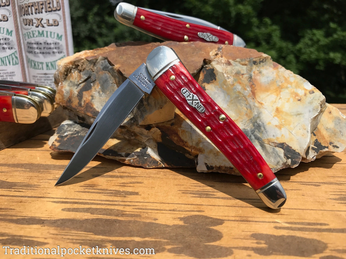 Great Eastern Cutlery #381117 Northfield UN-X-LD .38 Special Indian Paint Brush Jig Bone
