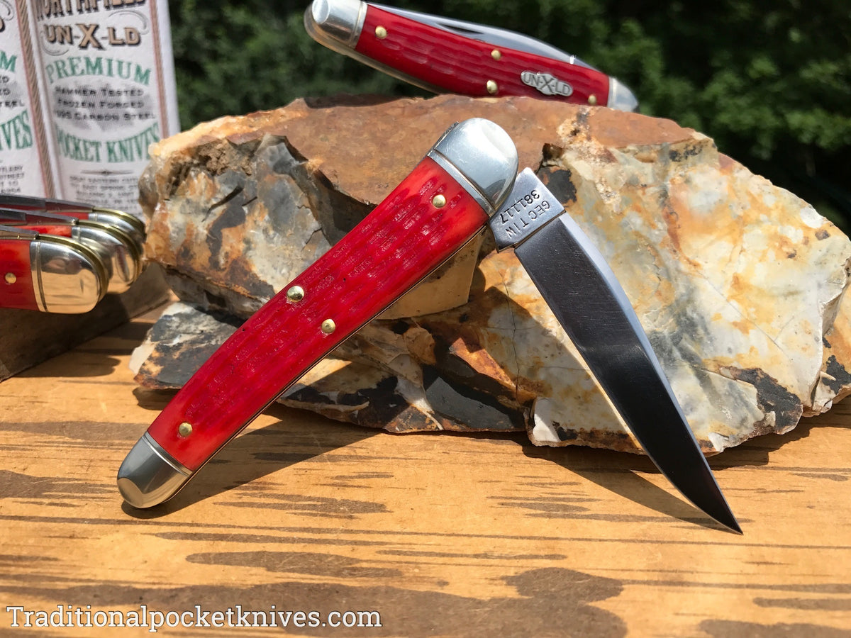 Great Eastern Cutlery #381117 Northfield UN-X-LD .38 Special Indian Paint Brush Jig Bone