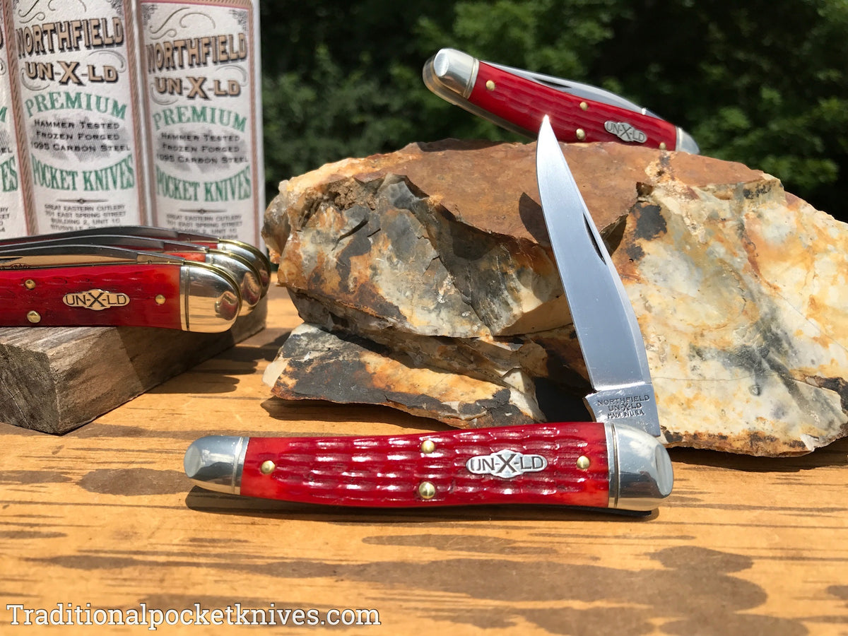 Great Eastern Cutlery #381117 Northfield UN-X-LD .38 Special Indian Paint Brush Jig Bone