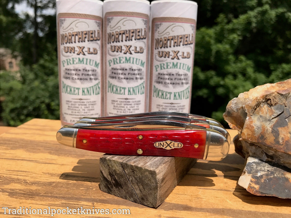 Great Eastern Cutlery #381117 Northfield UN-X-LD .38 Special Indian Paint Brush Jig Bone