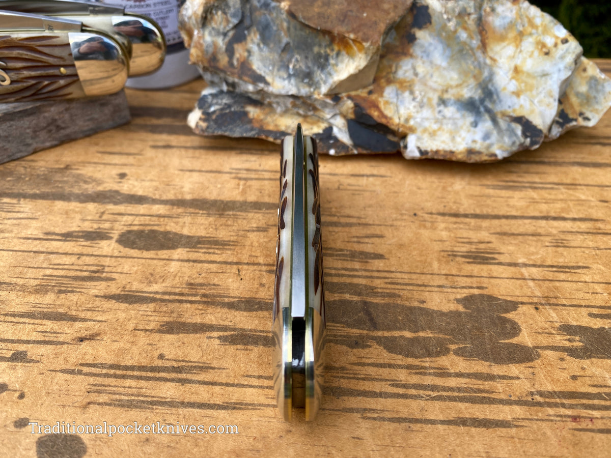 Great Eastern Cutlery #363122 Tidioute Cutlery Toenail Clipper India Jigged Bone