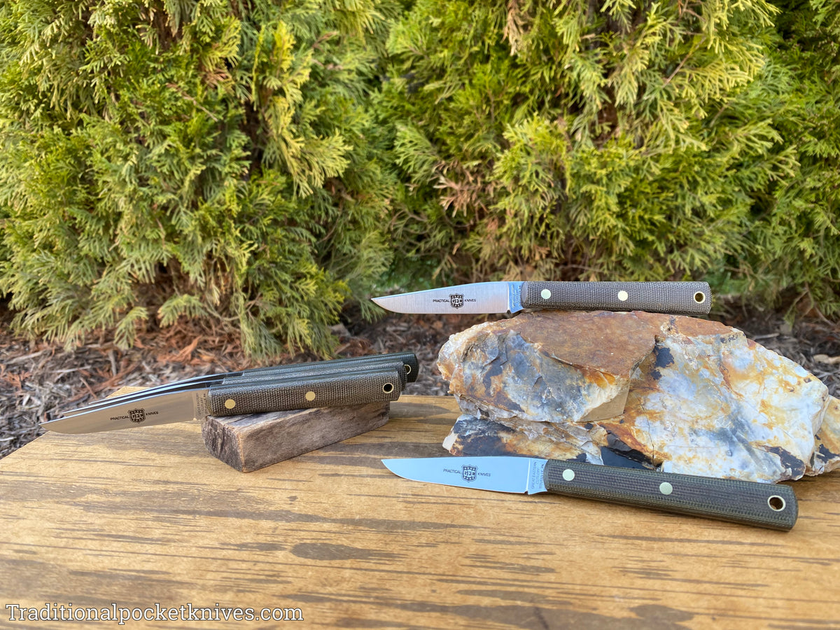 Great Eastern Cutlery #H20818 Hunter OD Green Canvas Micarta