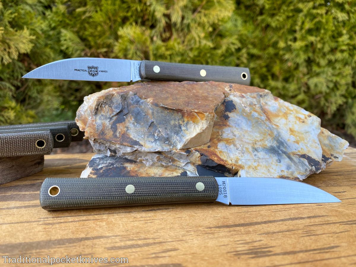 Great Eastern Cutlery #H20018 Hunter OD Green Canvas Micarta