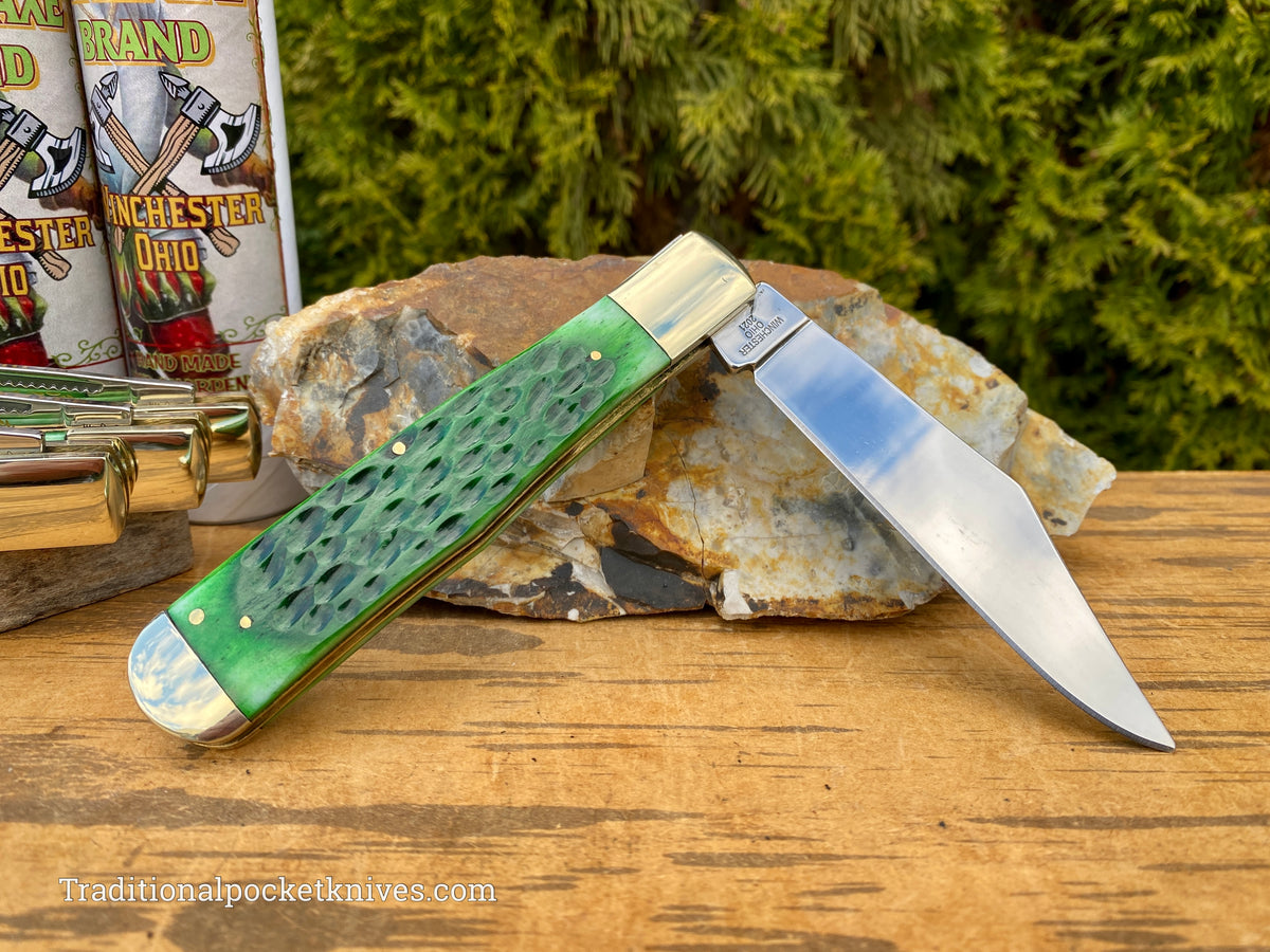 Cooper Cutlery Battle Axe Brand German Hunter Jigged Green Bone (5100GB)