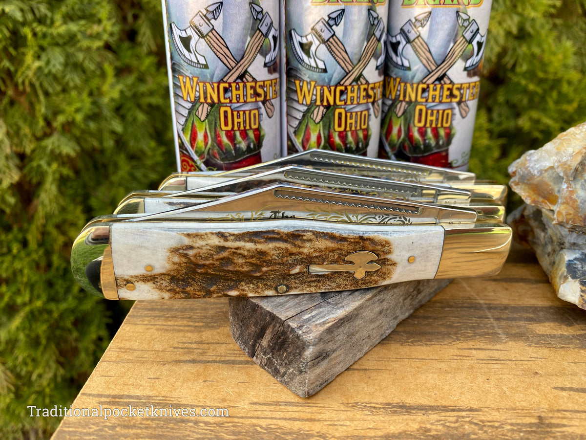 Cooper Cutlery Battle Axe Brand German Hunter Stag (6100S)
