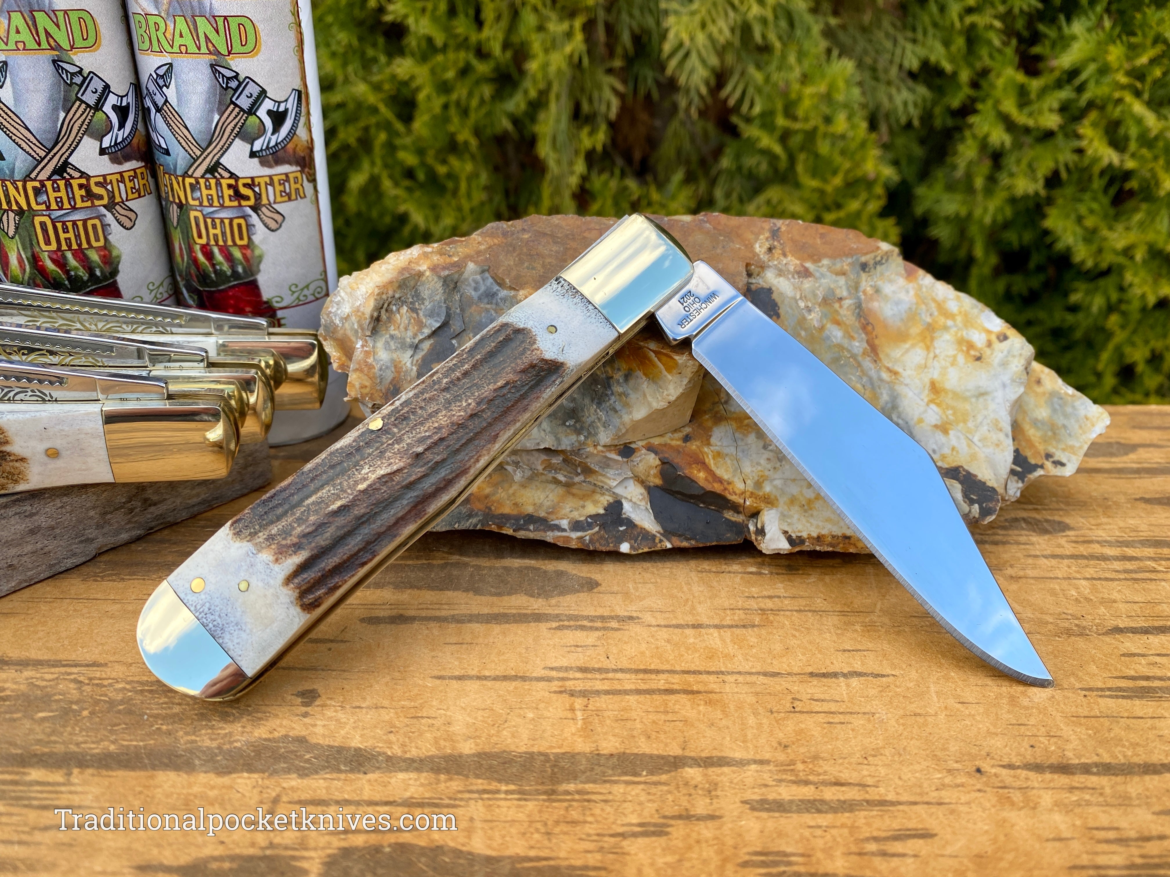 Cooper Cutlery Battle Axe Brand German Hunter Stag (6100S) - C