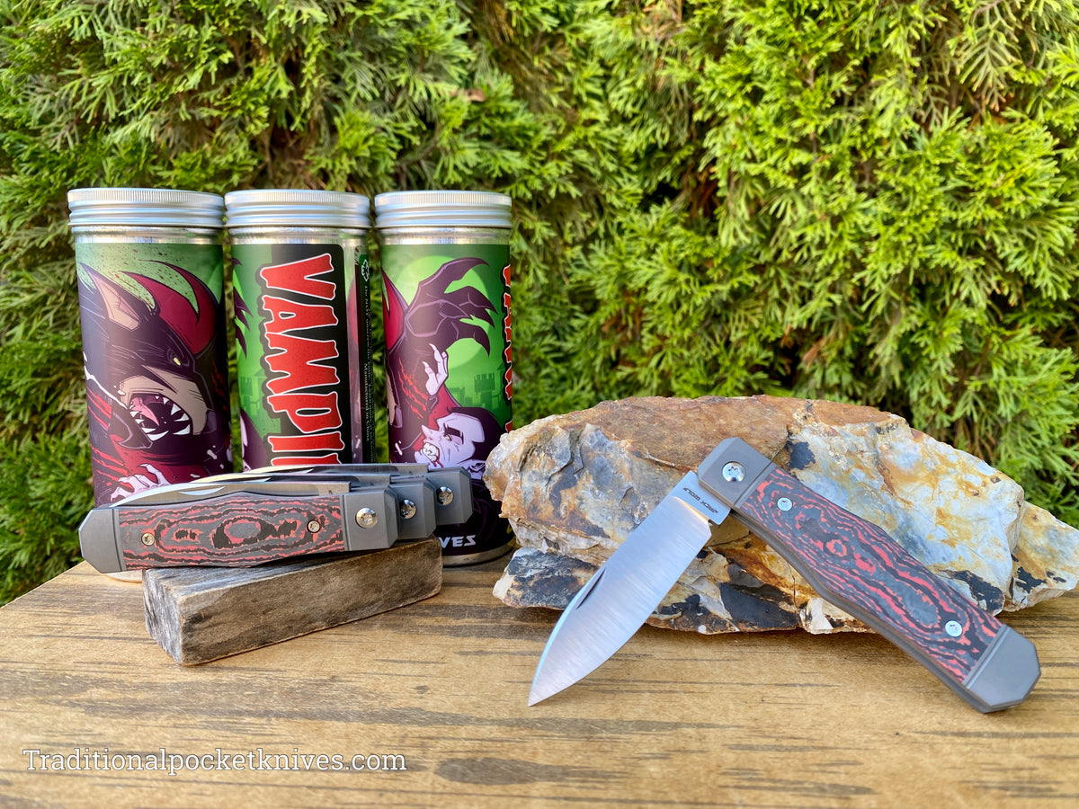 Jack Wolf Knives Vampire Jack Fat Carbon Lava Flow