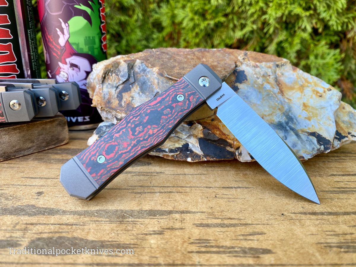 Jack Wolf Knives Vampire Jack Fat Carbon Lava Flow