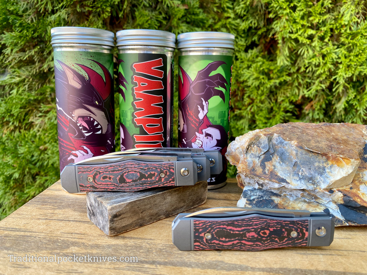 Jack Wolf Knives Vampire Jack Fat Carbon Lava Flow