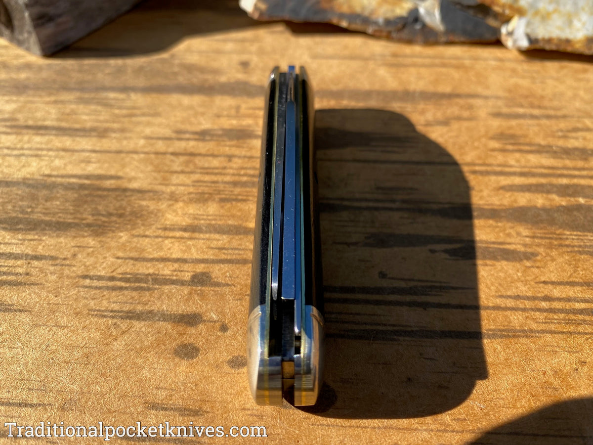 Great Eastern Cutlery #352320 Tidioute Cutlery Beer&amp;Sausage Bar Tool Knife Gabon Ebony Wood