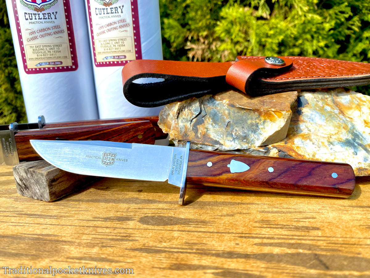 Great Eastern Cutlery #H40119 Hunter Cocobolo Wood w/ Sheath