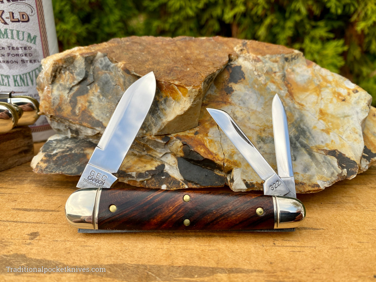 Great Eastern Cutlery #592322 Northfield UNXLD Shaffer Farm Whittler Desert Ironwood