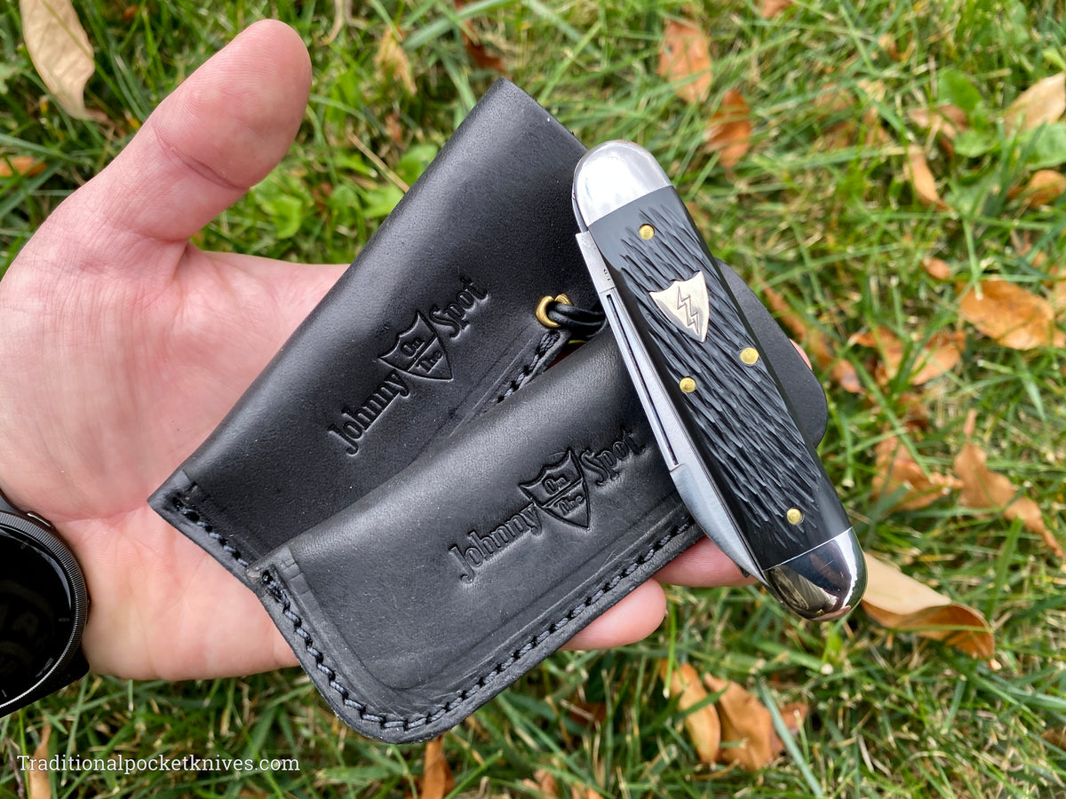 Great Eastern Cutlery &quot;Johnny On The Spot&quot; Leather Knife Sleeve
