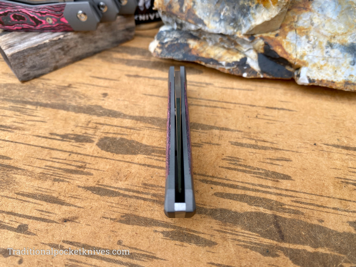 Jack Wolf Knives Cyborg Jack CamoCarbon Hot Pink