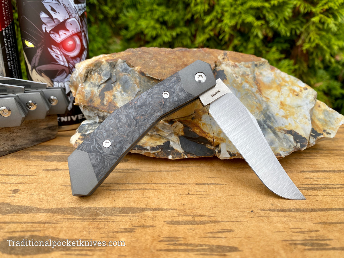 Jack Wolf Knives Cyborg Jack Fat Carbon Dark Matter Orange