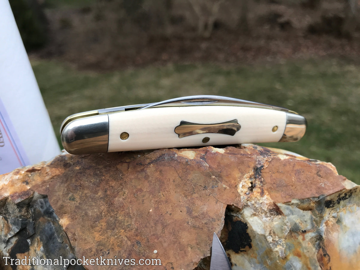 Great Eastern Cutlery #620220 Tidioute Cutlery Easy Pocket Congress Unicorn Ivory Acrylic