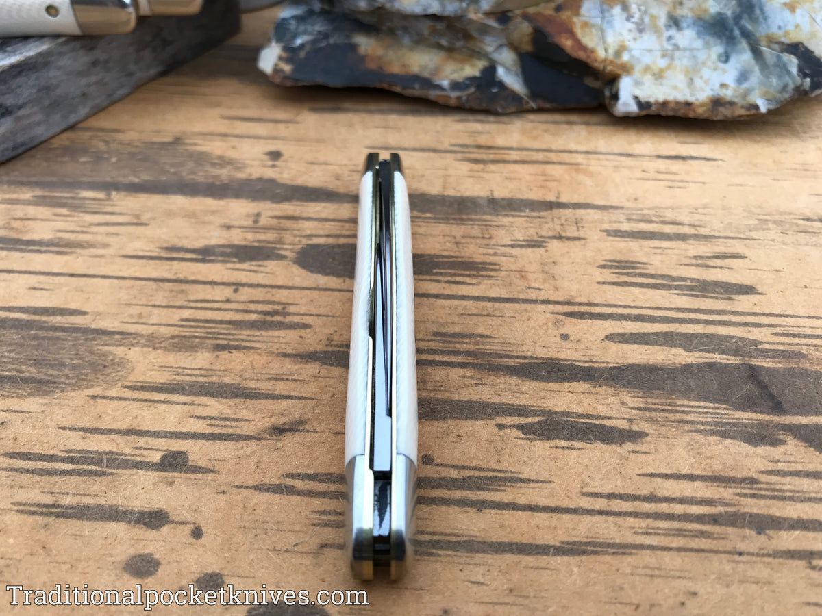 Great Eastern Cutlery #620220 Tidioute Cutlery Easy Pocket Congress Unicorn Ivory Acrylic