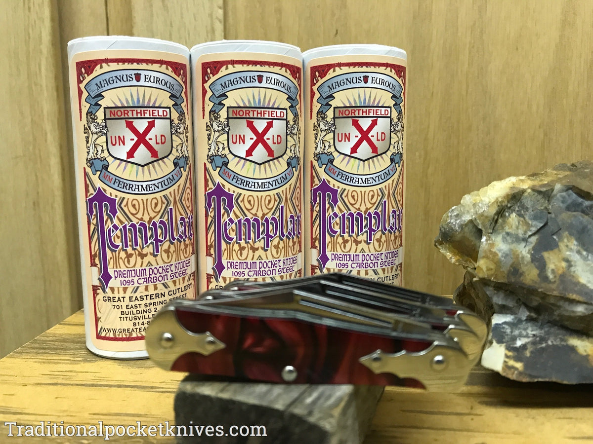 Great Eastern Cutlery #061119 Northfield UN-X-LD Templar Crusader Acrylic